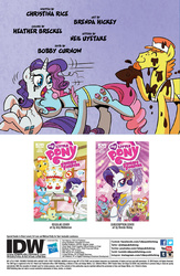 Size: 900x1384 | Tagged: safe, artist:brenda hickey, idw, carrot cake, cup cake, rarity, friends forever #19, g4, my little pony: friends forever, spoiler:comic, preview