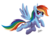 Size: 2000x1500 | Tagged: safe, artist:duskie-06, rainbow dash, g4, female, flying, solo