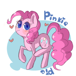 Size: 1024x1024 | Tagged: safe, artist:waackery, pinkie pie, g4, female, heart, solo