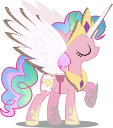 Size: 843x948 | Tagged: safe, artist:tensaioni, pinkie pie, earth pony, pony, g4, cardboard, cardboard wings, clothes, costume, fake alicorn, fake cutie mark, fake horn, fake wings, female, simple background, solo, white background