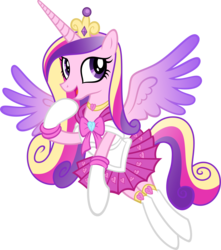 Size: 10000x11288 | Tagged: safe, artist:tygerbug, princess cadance, alicorn, pony, g4, absurd resolution, clothes, crown, cute, cutedance, female, flying, happy, jewelry, regalia, sailor moon (series), sailor senshi, simple background, skirt, solo, spread wings, tiara, transparent background, vector, wings