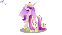 Size: 7680x4320 | Tagged: safe, artist:maxressor, princess cadance, alicorn, pony, g4, absurd resolution, blushing, covering, cute, cutedance, female, grin, looking at you, mare, raised hoof, shy, simple background, smiling, solo, squee, transparent background, vector, wing hands