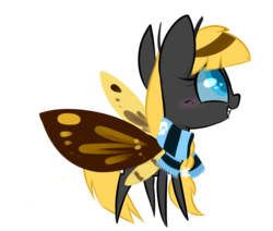 Size: 751x637 | Tagged: safe, artist:meekcheep, oc, oc only, oc:hexferry, mothpony, original species, solo