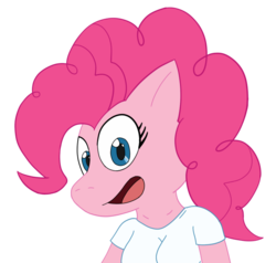 Size: 724x688 | Tagged: safe, artist:insecureflaky, pinkie pie, earth pony, anthro, g4, female, solo