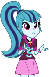 Size: 3000x4669 | Tagged: safe, artist:ambassad0r, sonata dusk, equestria girls, g4, my little pony equestria girls: rainbow rocks, female, frown, high res, lip bite, simple background, solo, transparent background, vector