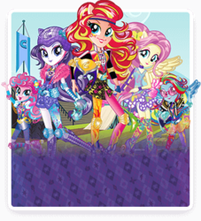 Size: 338x372 | Tagged: safe, fluttershy, pinkie pie, rainbow dash, rarity, sunset shimmer, equestria girls, g4, my little pony equestria girls: friendship games, official