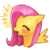 Size: 100x100 | Tagged: safe, artist:pohwaran, fluttershy, g4, female, happy, icon, picture for breezies, simple background, solo, transparent background