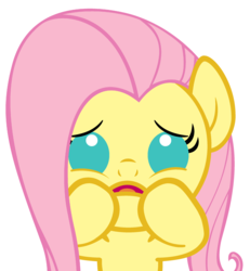 Size: 2400x2600 | Tagged: safe, artist:beavernator, fluttershy, pony, g4, baby, baby pony, babyshy, cute, female, filly, foal, scared, shyabetes, solo