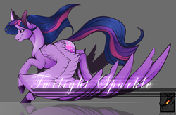 Size: 3822x2502 | Tagged: safe, artist:phoeberia, twilight sparkle, alicorn, pony, g4, curved horn, female, high res, horn, mare, solo, twilight sparkle (alicorn), unshorn fetlocks