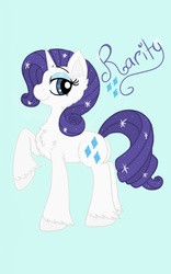 Size: 800x1280 | Tagged: safe, artist:php62, rarity, pony, unicorn, g4, chest fluff, female, fluffy, pretty, solo, sparkly mane