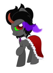 Size: 2145x2945 | Tagged: safe, artist:skittle141, king sombra, pony, unicorn, g4, female, high res, male, queen umbra, rule 63, simple background, solo, transparent background