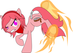 Size: 1782x1298 | Tagged: safe, artist:verappp, oc, oc only, oc:rose hutton, earth pony, pony, female, fire, magic, pyromancy, solo