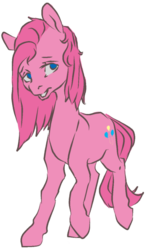 Size: 438x750 | Tagged: safe, artist:onylex, pinkie pie, g4, female, solo