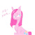 Size: 2400x2400 | Tagged: safe, artist:mine-recurring-dream, pinkie pie, g4, female, high res, pinkamena diane pie, sad, solo