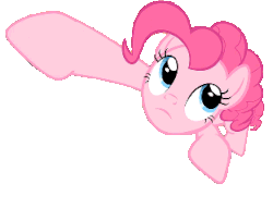 Size: 312x252 | Tagged: safe, pinkie pie, filli vanilli, g4, animated, climbing, female, simple background, solo, transparent background