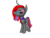 Size: 1200x900 | Tagged: safe, artist:theanimefanz, oc, oc only, pony, unicorn, ponylumen, 3d, 3d pony creator, collar, glasses, horn, ponysona, solo, unicorn oc, wtf