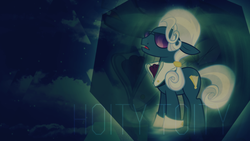 Size: 1366x768 | Tagged: safe, artist:90sigma, artist:php174, edit, hoity toity, earth pony, pony, g4, cloud, cloudy, dark, double, glowing, male, space, stallion, vector, wallpaper, wallpaper edit