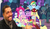 Size: 1232x720 | Tagged: safe, applejack, fluttershy, pinkie pie, rainbow dash, rarity, scott green, spike, tennis match, thunderbass, twilight sparkle, velvet sky, equestria girls, g4, my little pony equestria girls, background human, david otunga, mane six, photobomb, ponied up, wwe