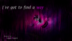Size: 1366x768 | Tagged: safe, artist:finalaspex, twilight sparkle, g4, female, sad, solo, song reference
