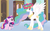 Size: 6400x4000 | Tagged: safe, artist:beavernator, princess cadance, princess celestia, twilight sparkle, alicorn, pony, g4, absurd resolution, baby, baby pony, babylight sparkle, beavernator is trying to murder us, cute, cutedance, cutelestia, diaper, filly, foal, pie, pied, this will end in laughs, this will end in tears and/or a journey to the moon, twiabetes