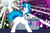 Size: 1800x1200 | Tagged: safe, artist:fitzoblong, artist:joey darkmeat, dj pon-3, vinyl scratch, pony, unicorn, g4, bottomless, butt, clothes, colored, disco ball, dj boot-3, female, headphones, hoodie, plot, solo, turntable, vinyl ass