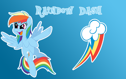 Size: 1440x900 | Tagged: safe, artist:fonypony, artist:stepandy, edit, rainbow dash, g4, female, solo, wallpaper, wallpaper edit