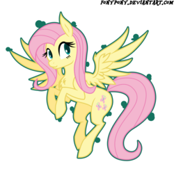 Size: 1960x1927 | Tagged: safe, artist:fonypony, artist:stepandy, color edit, fluttershy, g4, female, flying, looking away, looking sideways, simple background, solo, spread wings, transparent background, wings