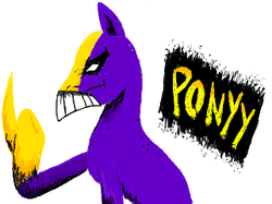 Size: 321x240 | Tagged: safe, artist:hipster-ponies, pony, flockdraw, ponified, solo, the maxx