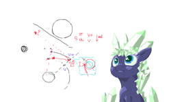 Size: 801x481 | Tagged: safe, artist:hipster-ponies, oc, oc only, crystal pony, pony, crystal, flockdraw, instructions