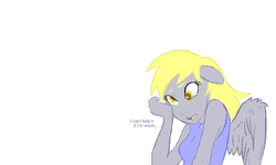 Size: 801x481 | Tagged: safe, artist:hipster-ponies, derpy hooves, pegasus, anthro, g4, crying, female, flockdraw, solo