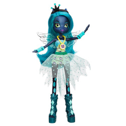 Size: 1000x1000 | Tagged: safe, queen chrysalis, changeling, equestria girls, g4, doll, irl, photo, ponymania, simple background, toy, white background