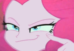 Size: 634x438 | Tagged: safe, screencap, pinkie pie, equestria girls, g4, needs more jpeg, smirk