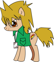 Size: 570x651 | Tagged: artist needed, source needed, safe, pony, joey wheeler, ponified, solo, yu-gi-oh!