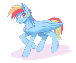 Size: 1280x1056 | Tagged: safe, artist:romanrazor, rainbow dash, g4, female, solo