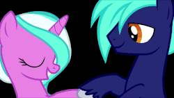 Size: 640x360 | Tagged: safe, artist:minty root, artist:pikapetey, oc, oc only, oc:hoof beatz, oc:mane event, bronycon, bronycon 2015, good morning baltimare, animated, bronycon mascots, female, heart, hoofevent, it came from youtube, male, shipping, straight, video, youtube link