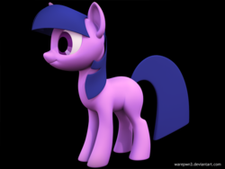 Size: 800x600 | Tagged: safe, artist:warepwn3, twilight sparkle, g4, 3d, 3d model, female, solo