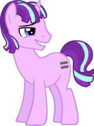 Size: 618x822 | Tagged: safe, artist:starryoak, starlight glimmer, g4, the cutie map, rule 63, s5 starlight, simple background, solo, stellar gleam, transparent background, vector