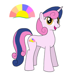 Size: 1650x1650 | Tagged: safe, artist:bico-kun, oc, oc only, oc:dayspring aria, cutie mark, magical lesbian spawn, next generation, offspring, parent:bon bon, parent:lyra heartstrings, parents:lyrabon