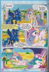 Size: 1000x1457 | Tagged: safe, princess celestia, princess luna, g4, official, comic, misspelling