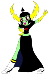 Size: 452x692 | Tagged: safe, artist:dinoboted, equestria girls, g4, crossover, duckery in the comments, equestria girls-ified, lord dominator, wander over yonder