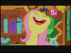 Size: 480x360 | Tagged: safe, screencap, fluttershy, g4, stare master, animation error, faic, female, great moments in animation, solo