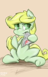 Size: 800x1280 | Tagged: safe, artist:macheteponies, oc, oc only, oc:machete, score, solo