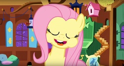 Size: 1280x683 | Tagged: safe, screencap, fluttershy, g4, stare master