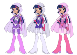 Size: 3855x2748 | Tagged: safe, alternate version, artist:edcom02, artist:jmkplover, twilight sparkle, spiders and magic: rise of spider-mane, equestria girls, g4, amethyst sorceress, clothes, costume, high res, humanized, outfit, simple background, superhero, transparent background