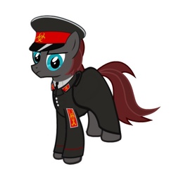 Size: 525x517 | Tagged: safe, artist:mlp-jolt, oc, oc only, oc:m. kauffman, bioterrorist, clothes, solo, suit