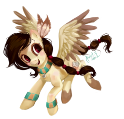 Size: 887x852 | Tagged: safe, artist:enigmatia, oc, oc only, oc:spirit storm, pegasus, pony, flying, solo