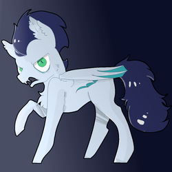 Size: 1024x1024 | Tagged: safe, artist:gorillaz-24, soarin', pony, vampire, g4, male, missing cutie mark, solo