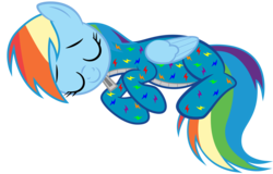 Size: 3320x2123 | Tagged: safe, artist:spellboundcanvas, rainbow dash, g4, female, footed sleeper, high res, sleeping, solo