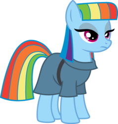 Size: 873x916 | Tagged: safe, artist:blah23z, edit, maud pie, rainbow dash, g4, female, recolor, simple background, solo