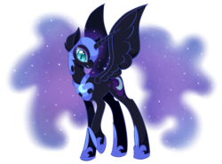 Size: 1273x944 | Tagged: safe, artist:uncertainstardust, nightmare moon, g4, female, solo
